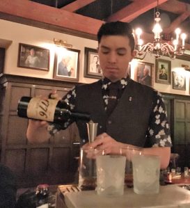 Jason, our personal bartender