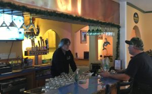 Bartender and owner, Tom Dreiske