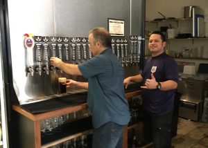 Dean on the left) and Ops Manager, AJ at Sellwood