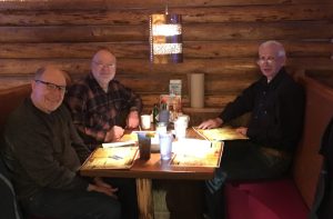 Still chugging after 50 years from graduation - Larson, Benski and Daiker