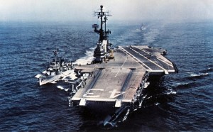 The USS Coral Sea - big like the burger named after it at Ancestry