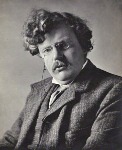 Public Domain - Wikimedia Commons (https://commons.wikimedia.org/wiki/File:Gilbert_Chesterton.jpg) National Portrait Gallery - Author: Ernest Herbert Mills 1909