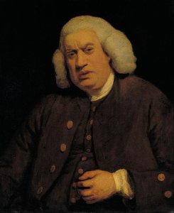 Public Domain - Wikimedia Commons ( https://commons.wikimedia.org/wiki/File:Samuel_Johnson_by_Joshua_Reynolds.jpg -1772 - Originally in the Tate Gallery