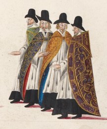 Public Domain - Wikimedia Commons (By Anonymous early 17th-century artist, maybe William Camden (1551–1623) - https://www.bl.uk/collection-items/drawings-of-the-funeral-procession-of-elizabeth-i, Public Domain, https://commons.wikimedia.org/w/index.php?curid=75332555) This is a faithful photographic reproduction of a two-dimensional, public domain work of art. The work of art itself is in the public domain in the US.